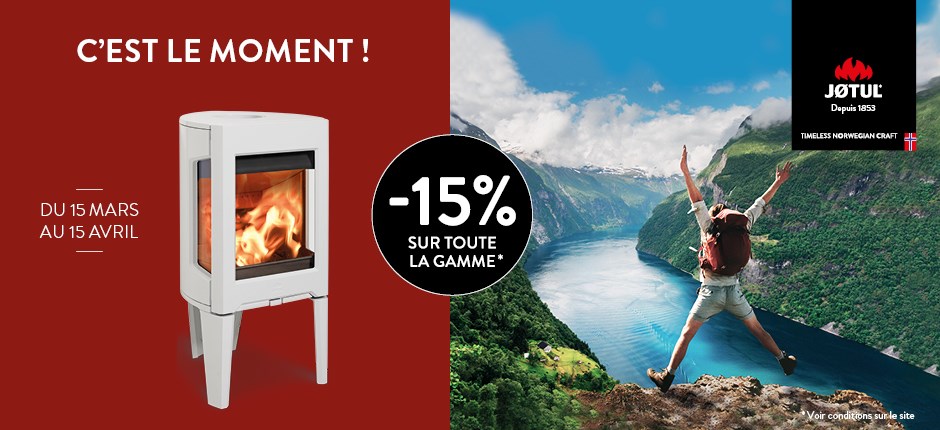 Les promotions Jotul du printemps